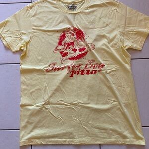 Stranger Things Surfer Boy Pizza Graphic T-Shirt